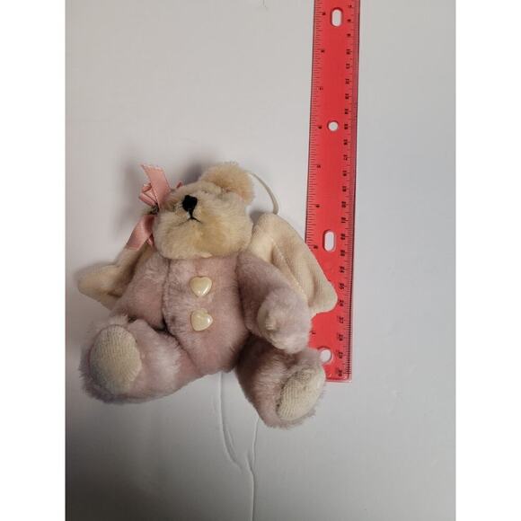The Boyds Bear Collection Articulated Angel Christmas Ornament Plush White Tag - Picture 7 of 8
